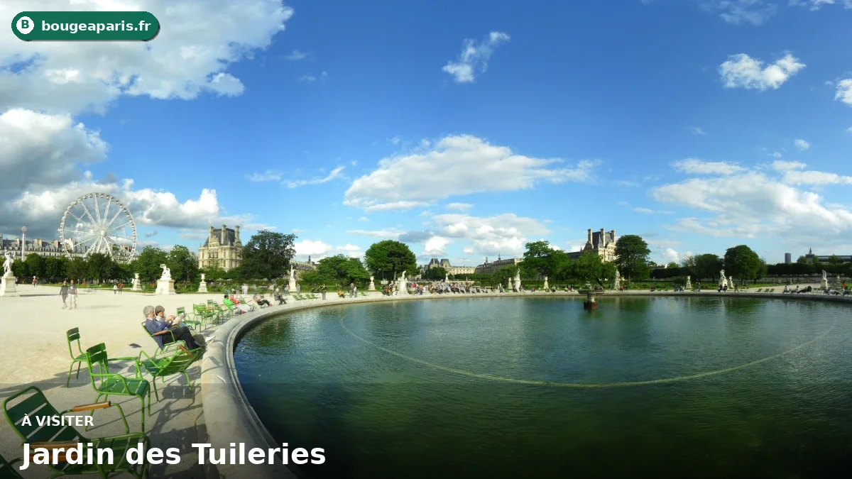 Jardin des Tuileries à Paris, station Tuileries