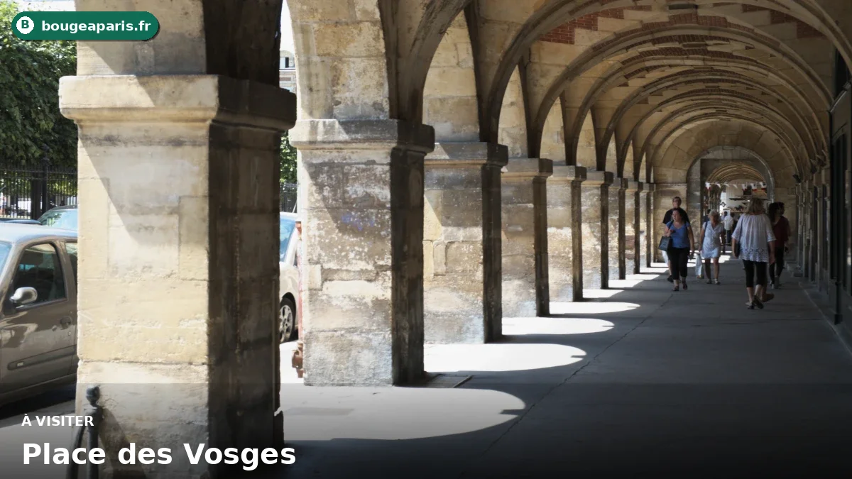 Place des Vosges à Paris, station Saint-Paul