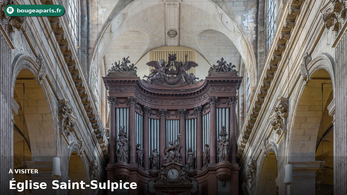 Église Saint-Sulpice à Paris, station Saint-Sulpice