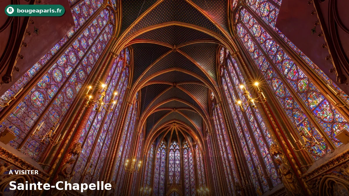 Sainte-Chapelle à Paris, station Cité