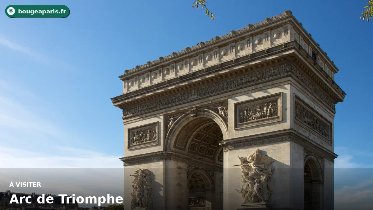 Arc de Triomphe à Paris, station Charles de Gaulle - Étoile