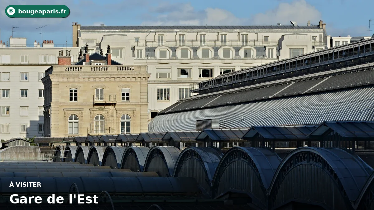 Gare de l'Est à Paris, station Gare de l'Est