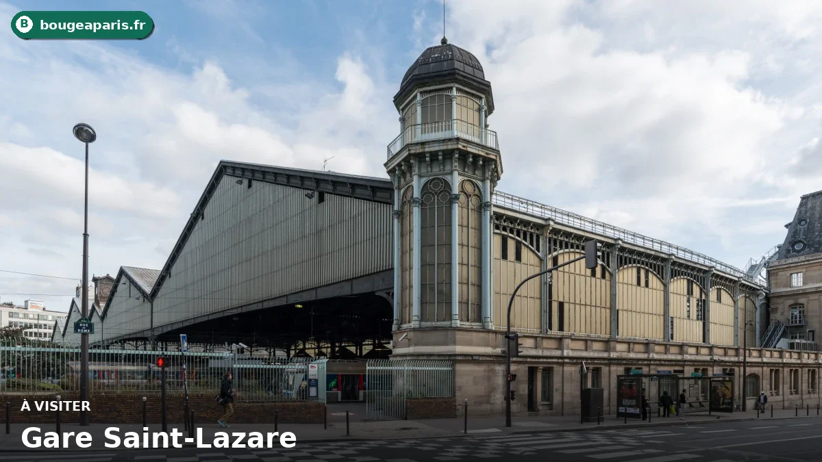 Gare Saint-Lazare à Paris, station Saint-Lazare
