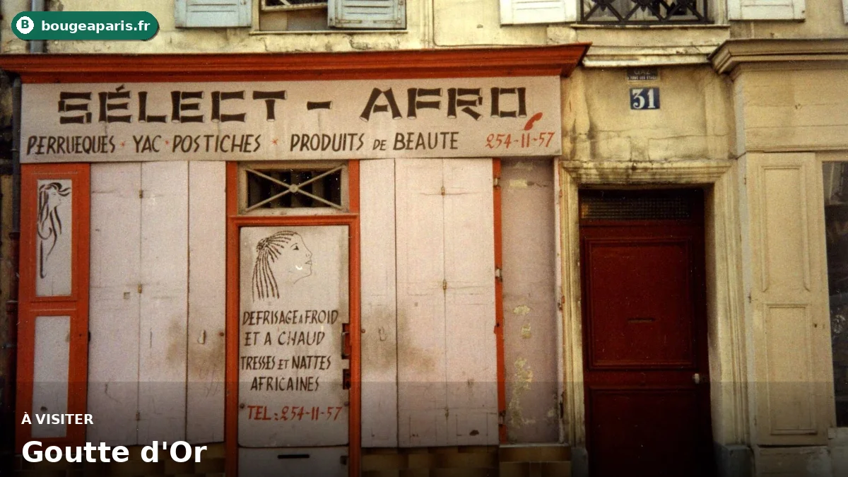 Goutte d'Or à Paris, station Marcadet — Poissonniers