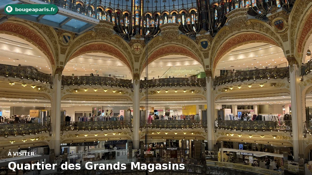 Quartier des Grands Magasins à Paris, station Saint-Lazare