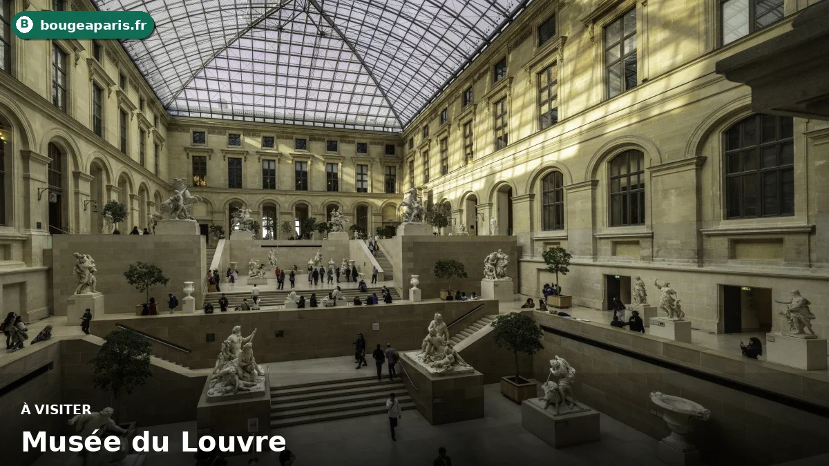 Musée du Louvre à Paris, station Pyramides