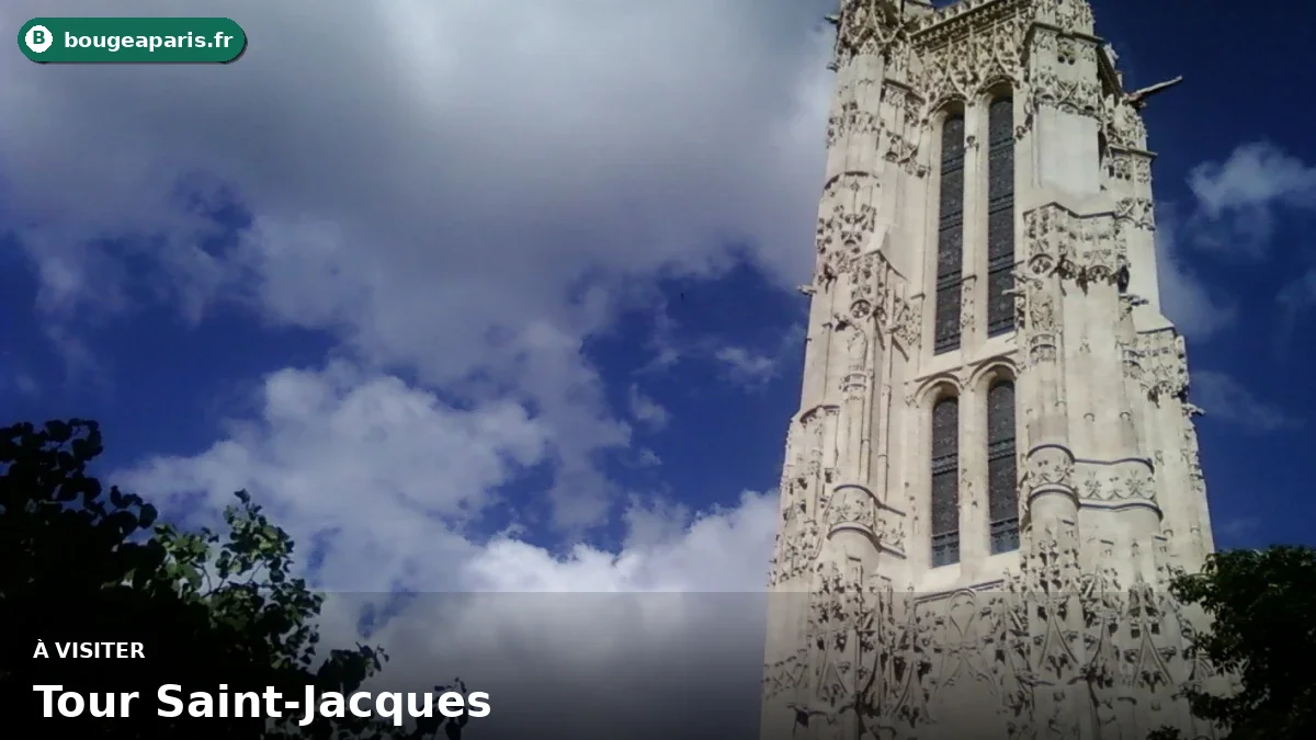 Tour Saint-Jacques à Paris, station Châtelet